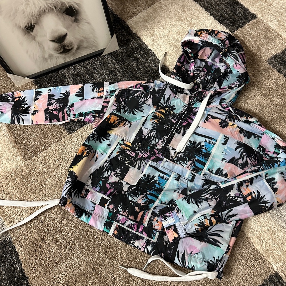 Calvin Klein Performance Tropical Print Hoodie